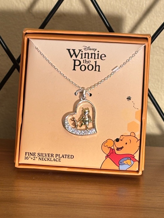 Disney Jewelry - Disney Winnie The Pooh Heart Shaped Necklace
